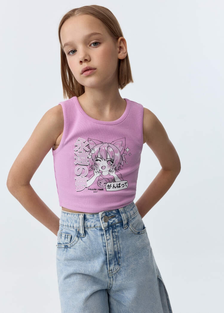 Яркая фуксия для маленькой модницы! Успей купить модную футболку с коротким рукавом для девочки размера 128 по артикулу 0051_лс22. Подчеркни стиль и индивидуальность своей малышки уже сегодня!