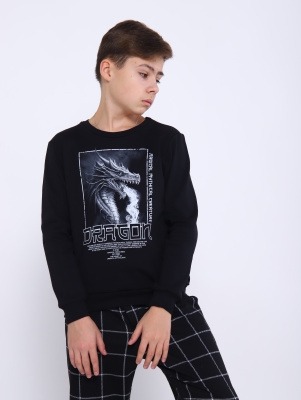 Новинка! Стильная лонгслив футболка для мальчика в графитовом цвете, размер 134! Только сегодня по акционной цене! Поторопитесь сделать заказ!