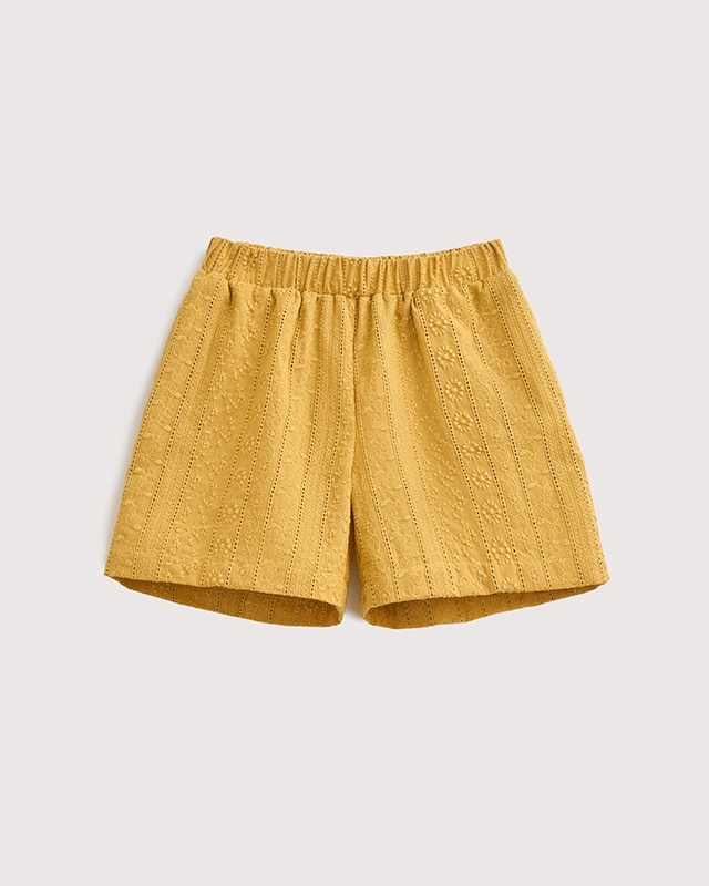 рубашка для девочек, размер 110 артикул: ор1186 цвет горчичный