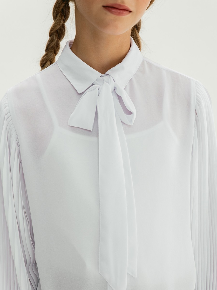 блузка для девочки артикул: 2s6-007-11811 размер 128 цвет экрю