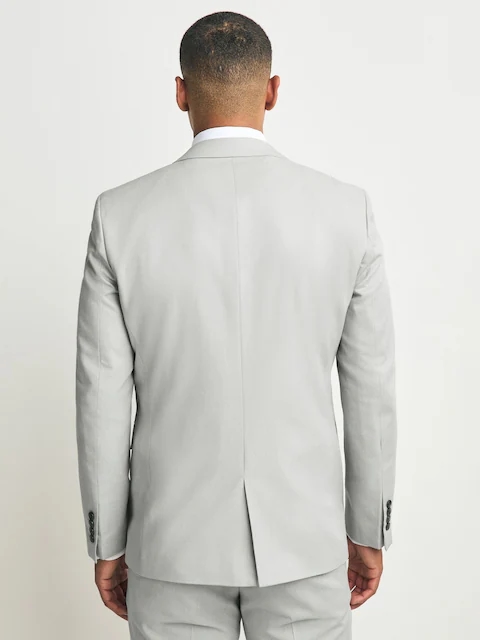 Neutral Slim Fit Textured Suit Jacket Размер М