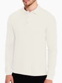 Комфорт и стиль: Мужское поло с длинным рукавом из 100% хлопка