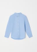 рубашка для девочек, размер 110 артикул: ор1186 цвет голубой