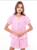 блуза для девочки артикул 208 ozkg размер 122 цвет т.розовый