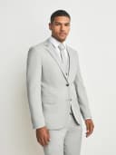 Neutral Slim Fit Textured Suit Jacket Размер М